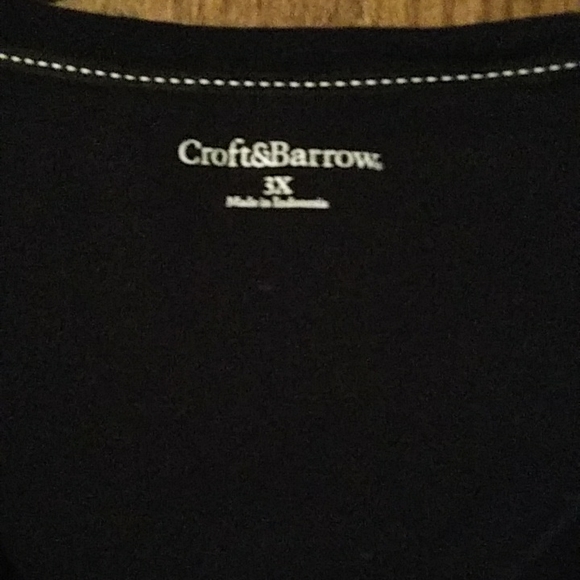 Women's Croft & Barrow 3/4 Sleeve Top - Picture 3 of 5